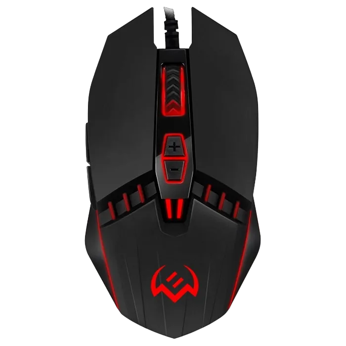 Gaming Mouse SVEN RX-G810, Optical 800-4000 dpi, 6 buttons, Soft Touch, Backlight, Macro, Black, USB