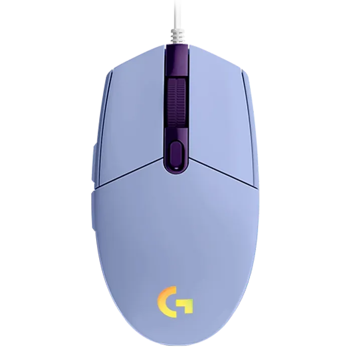 Gaming Mouse Logitech G203 Lightsync, 200-8000 dpi, 6 buttons, 85g, 1000Hz, Ambidextrous, Onboard me
