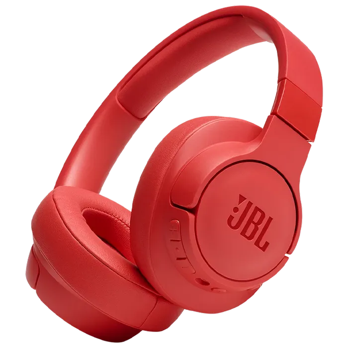 Headphones  Bluetooth  JBL T750BTNC  Coral Red