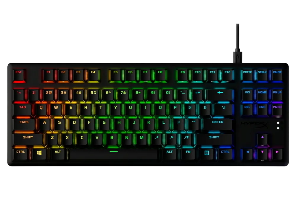 Gaming Keyboard HyperX Alloy Origins Core PBT, Mechanical, TKL, Tactile SW, PBT keycaps, Aluminum, O