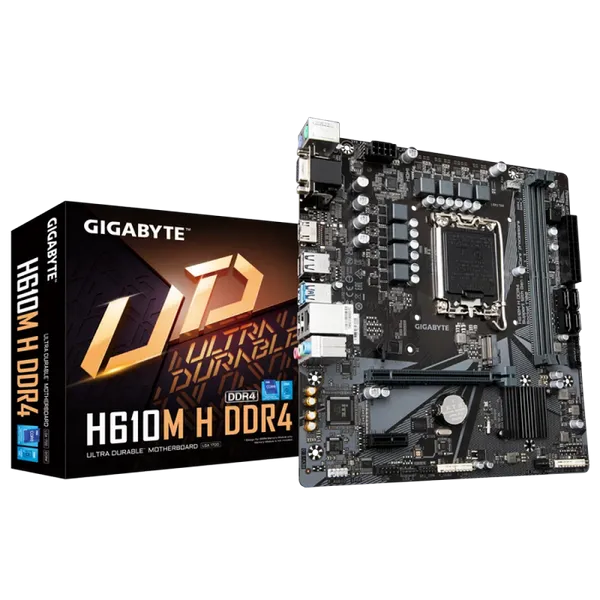 Cumpara  Plăci de bază - Материнская плата Gigabyte H610M H, LGA1700, ..