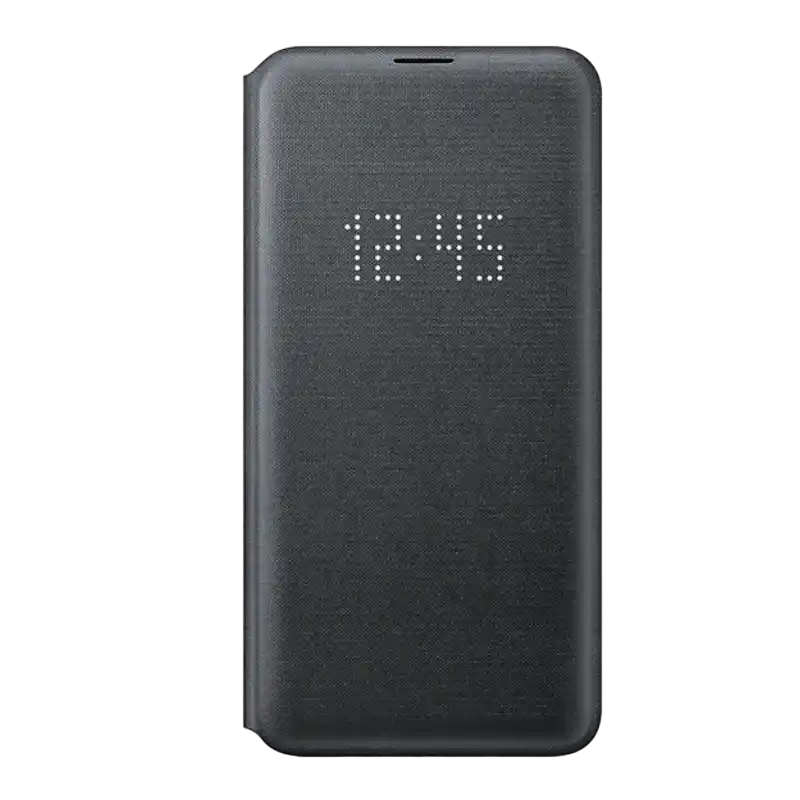 Original Sam. LED Flip Wallet Galaxy S10E, Black