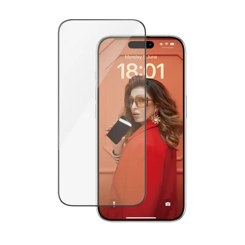 Защитное стекло PanzerGlass iPhone 15 Pro UWF wA, Прозрачный