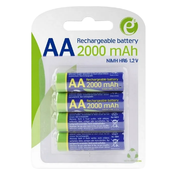 AA 2000mAh, Blister*4, Energenie, Ni-MH, EG-BA-AA20R4-01