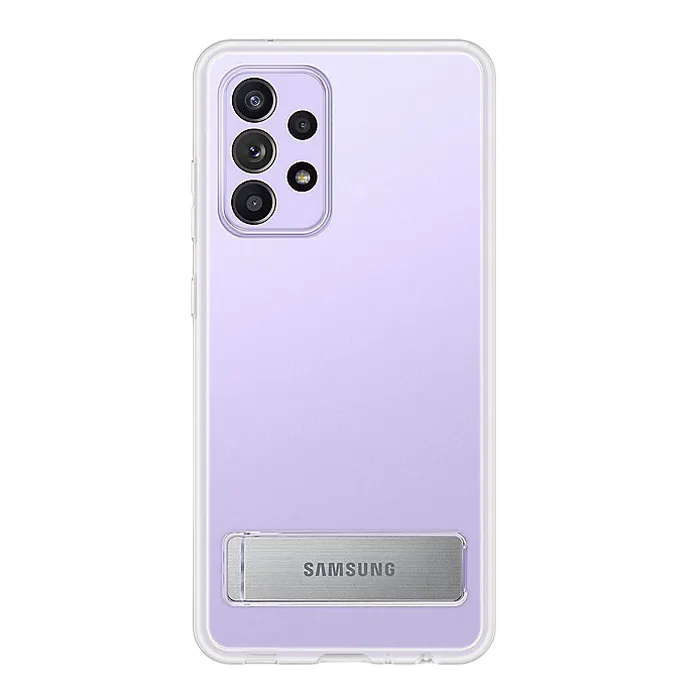 Original Sam. Clear Standing cover Galaxy A72, Transparent