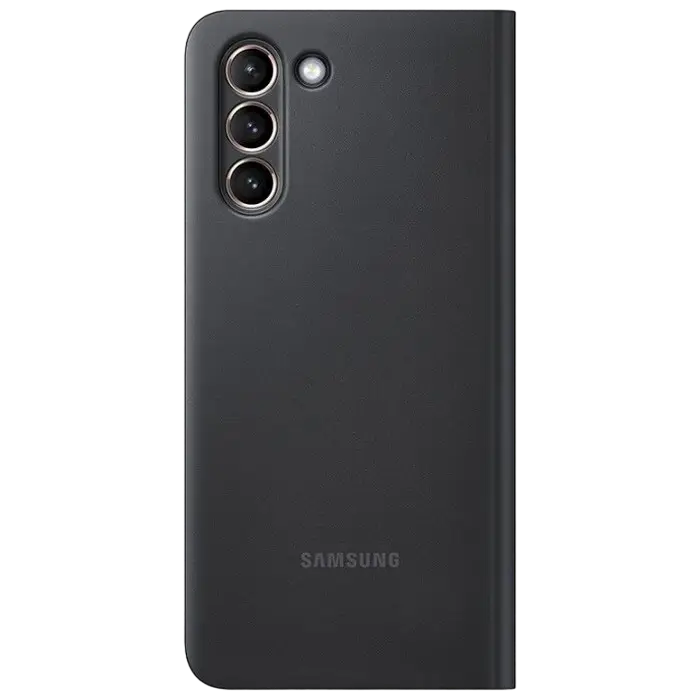 Original Sam. Smart Clear View Cover Galaxy S21, Black