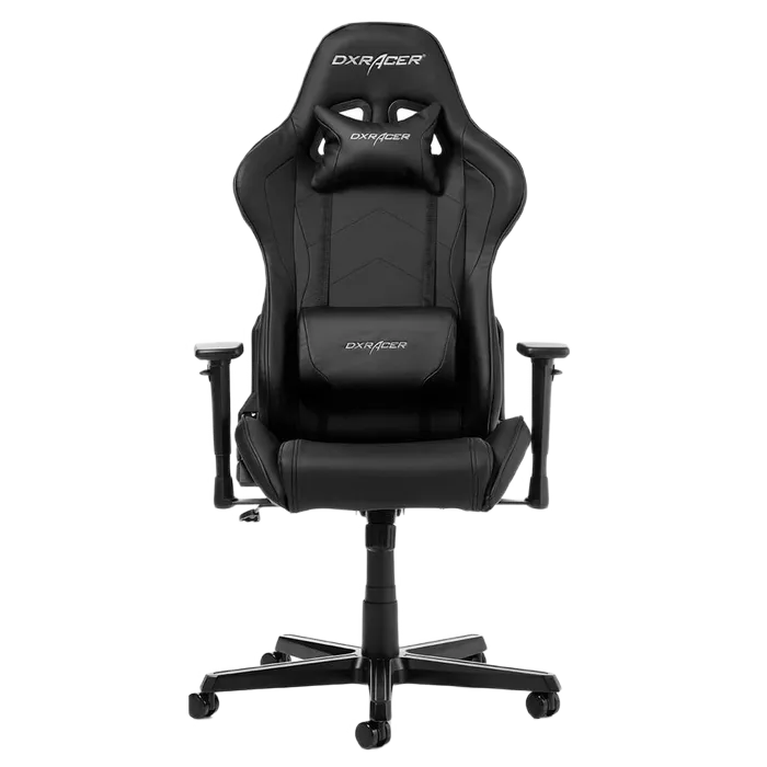 Gaming Chair DXRacer Formula GC-F08-NN, Black/Black, User max loadt up to 150kg / height 145-180cm