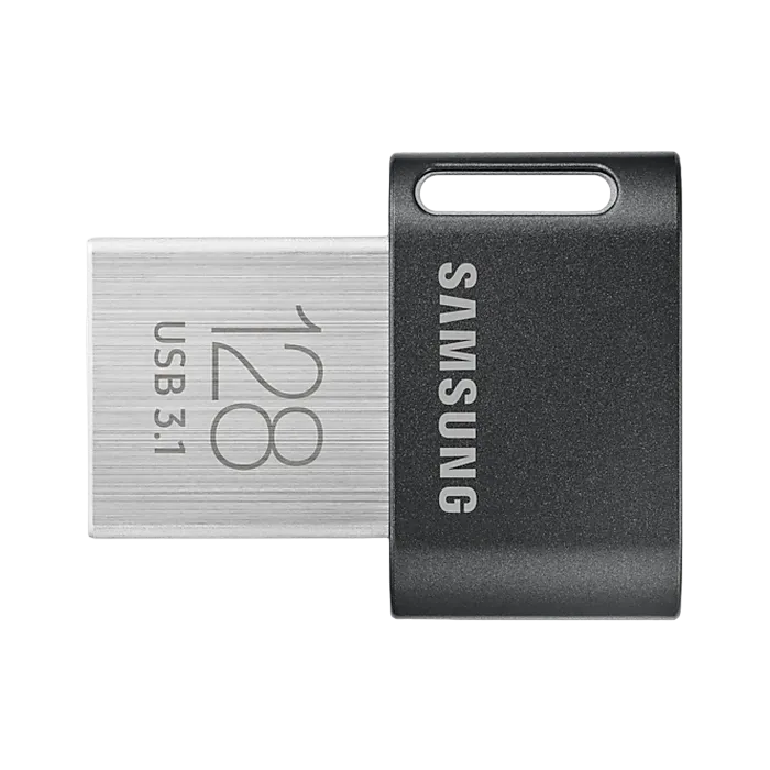 128GB USB3.1 Flash Drive Samsung FIT Plus "MUF-128AB/APC", Grey, Plastic Case (R:200MB/s)