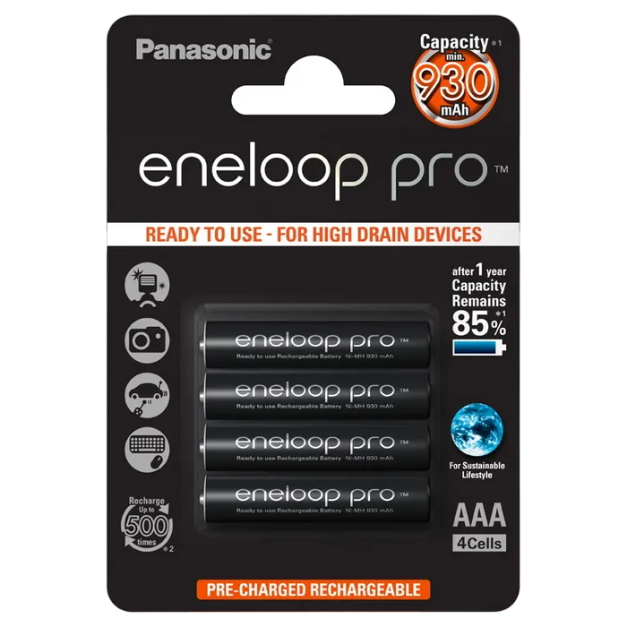 AAA  Eneloop PRO 930mAh, Blister*4,..