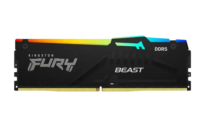 Оперативная память Kingston FURY Beast RGB, DDR5 SDRAM, 5200 МГц, 32 Гб, KF552C40BBA-32