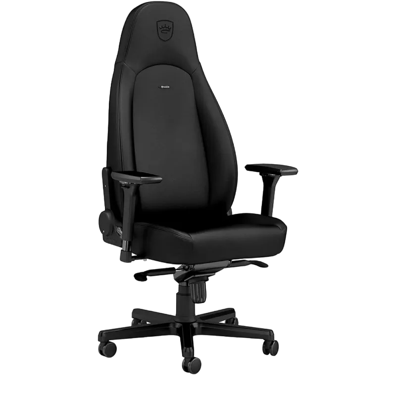 Gaming Chair Noble Icon NBL-ICN-PU-BED Black Edition, User max load up to 150kg / height 165-190cm