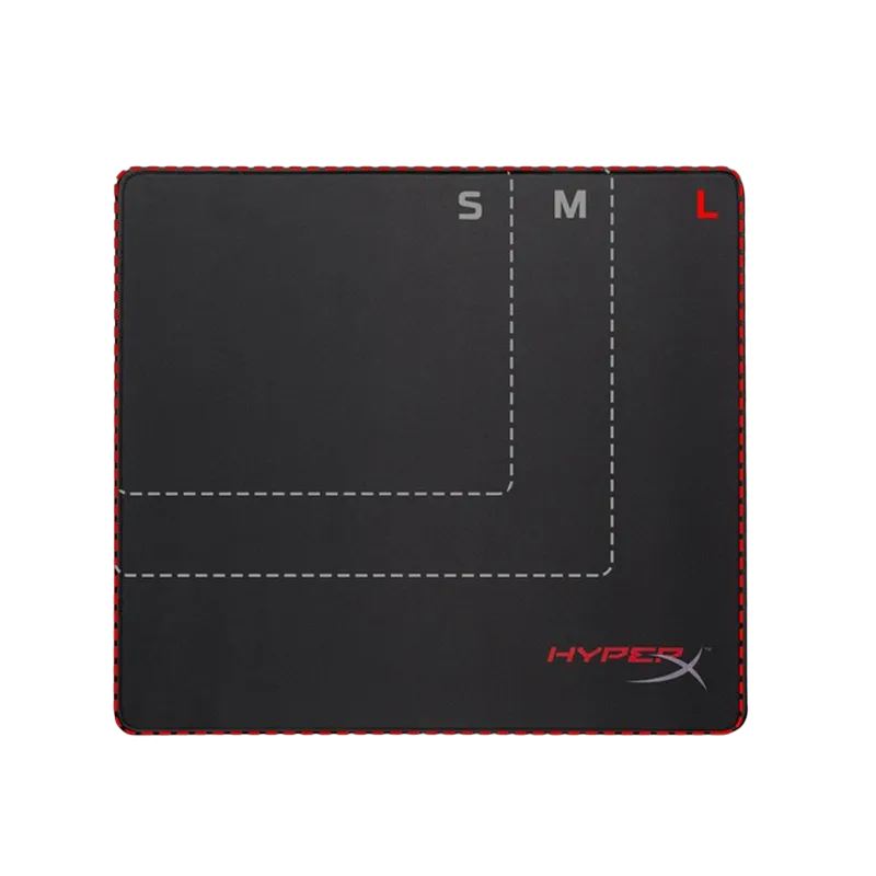Gaming Mouse Pad  HyperX FURY S Pro, 450 x 400 x 4mm, Cloth/Rubber, Anti-fray stitching, Black