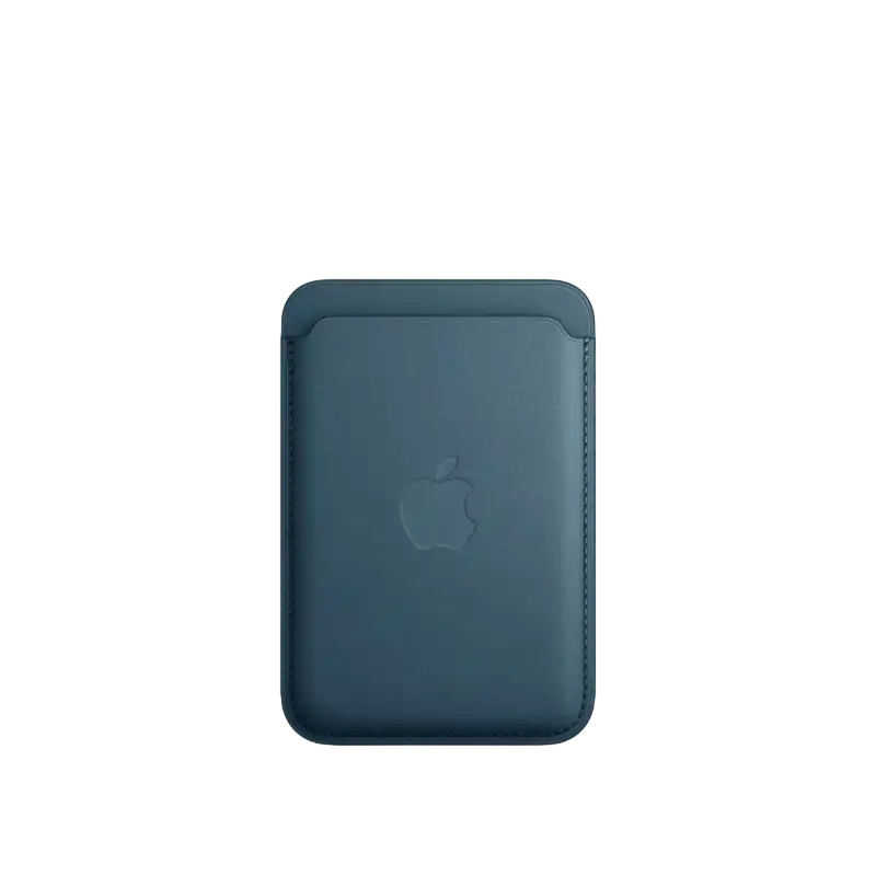 Чехол-бумажник Apple iPhone FineWoven Wallet with MagSafe, Pacific Blue