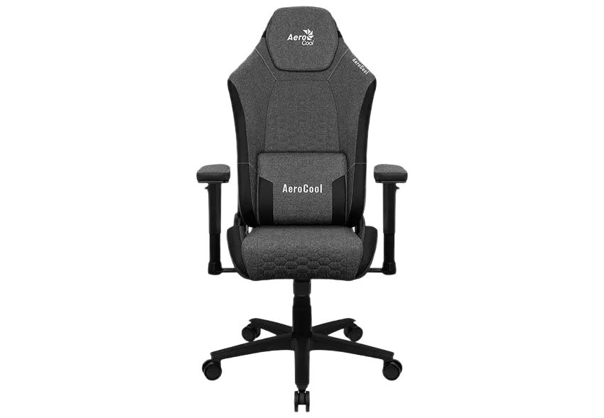 Gaming Chair AeroCool Crown AeroWeave Ash Black, User max load up to 150kg / height 170-190cm
