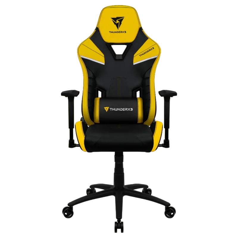 Gaming Chair ThunderX3 TC5  Black/Bumblebee Yellow, User max load up to 150kg / height 170-190cm