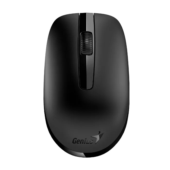 Wireless Mouse Genius NX-7007, Optical, 1200 dpi, 3 buttons, Ambidextrous, BlueEye, 1xAA, Black