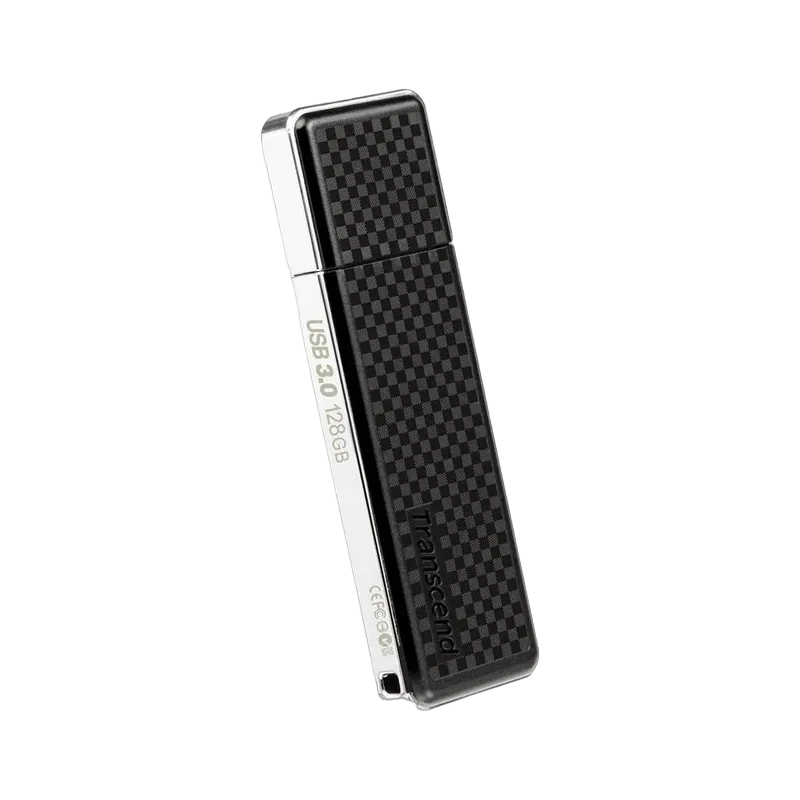 128GB  USB3.1 Flash Drive Transcend "JetFlash 780", Black, Classic, Endurance MLC (R/W:210/140MB/s)