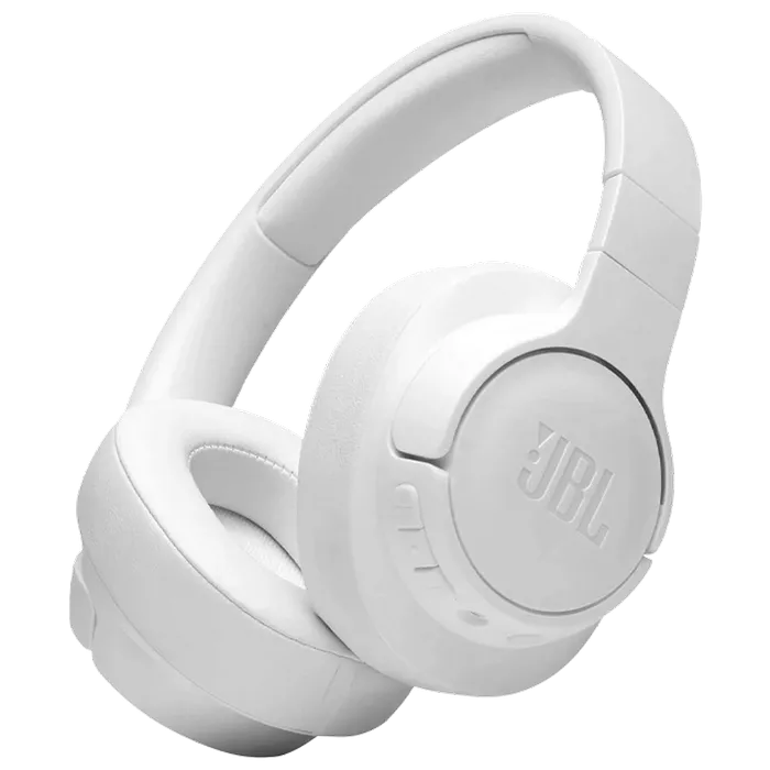 Headphones  Bluetooth  JBL T710BTWHT, White, Over-ear