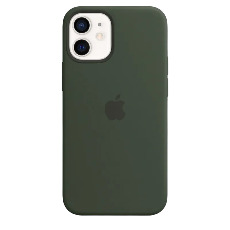 Original iPhone 12 mini Silicone Case with MagSafe, Cypress Green