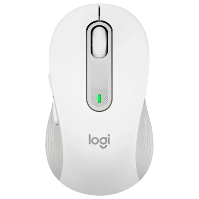 Wireless Mouse Logitech M650 L (B2B), Optical, 400-4000 dpi, 5 buttons, 1xAA, 2.4GHz/BT, White