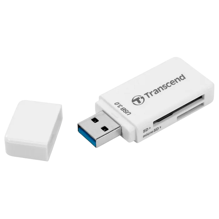 Cumpara  Cartreaders - Кардридер Transcend TS-RDF5, USB Type-A, Белы..