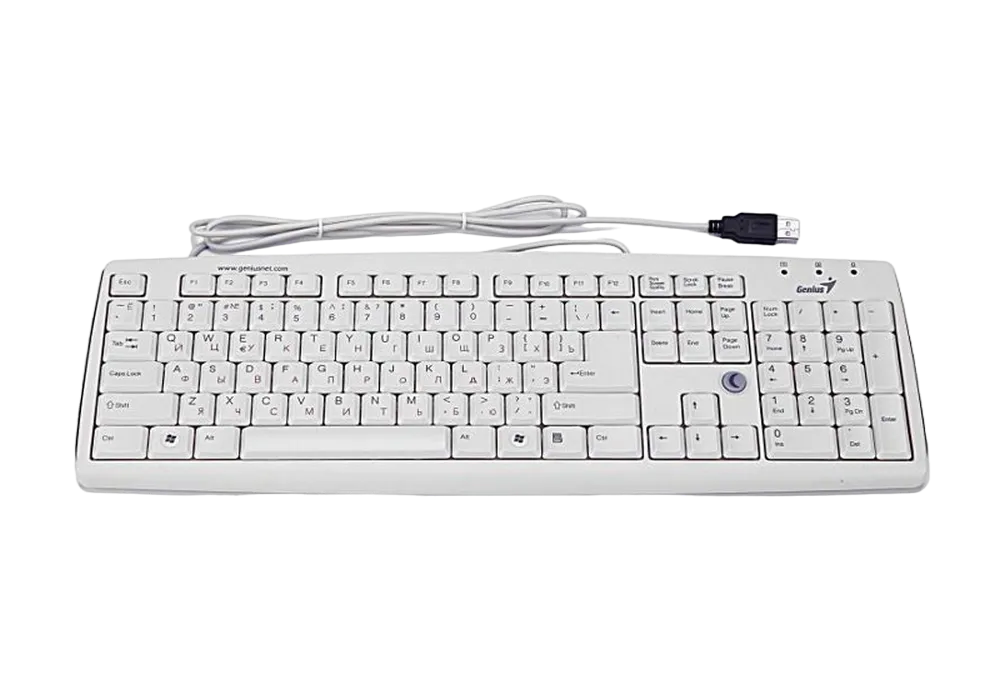 Keyboard Genius KB-06XE USB White
