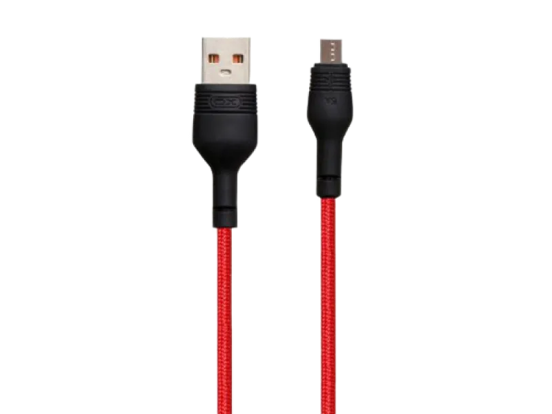 Micro-USB Cable XO, Brainded, NB55, Red