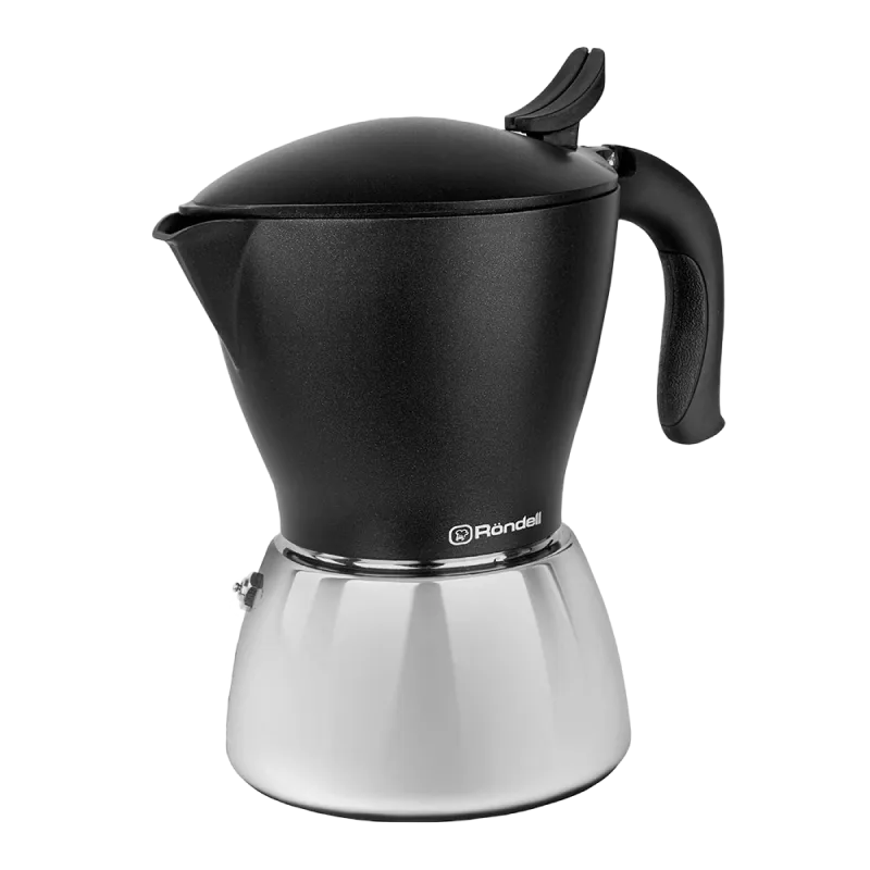 Cumpara  Aparate de cafea Geyser - Гейзерная кофеварка Rondell RDS-1304, Серый..
