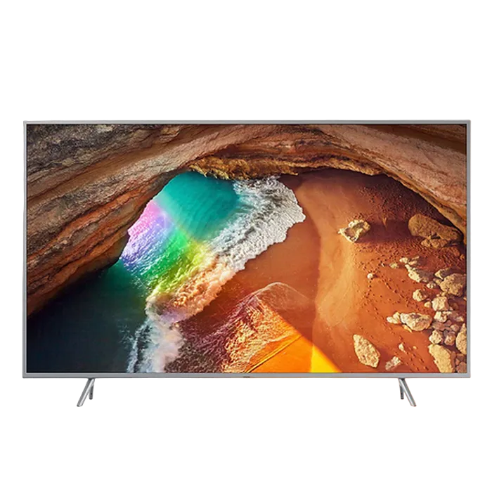 65" LED TV Samsung QE65Q67RAUXUA, Silver (3840x2160 UHD, SMART TV, PQI 3100Hz, DVB-T/T2/C/S2)