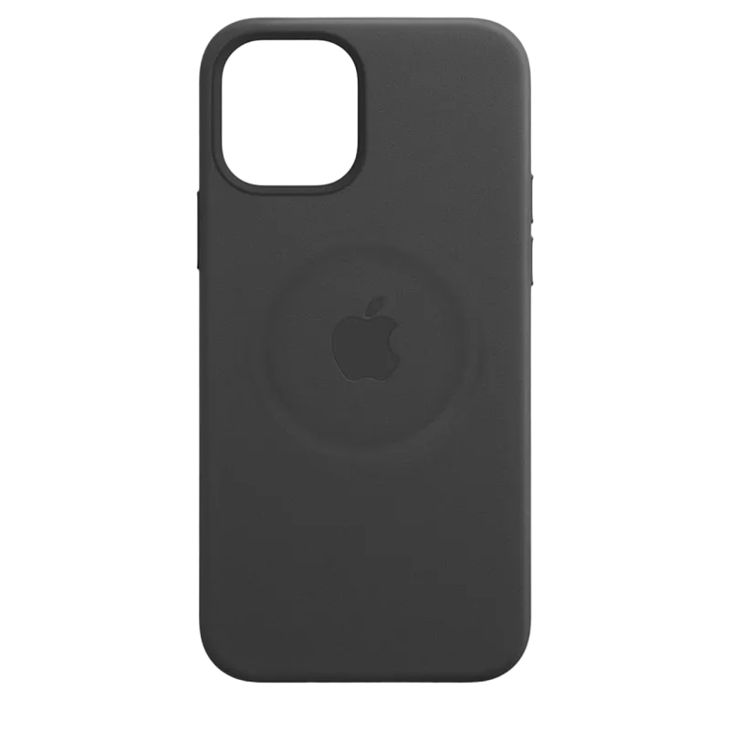 Original iPhone 12 mini Leather Case with MagSafe, Black