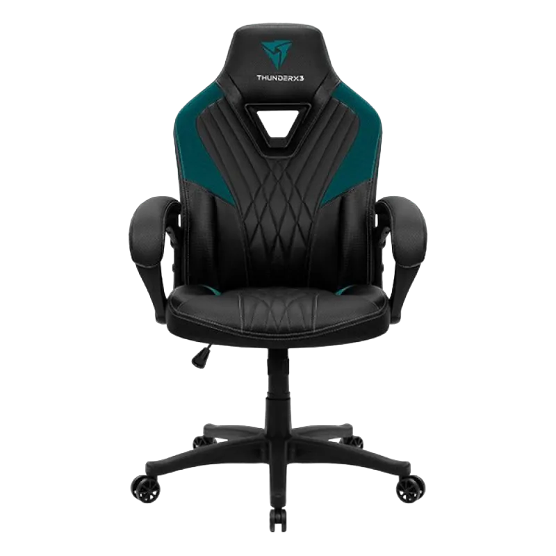 Gaming Chair ThunderX3 DC1  Black/Cyan, User max load up to 150kg / height 165-180cm