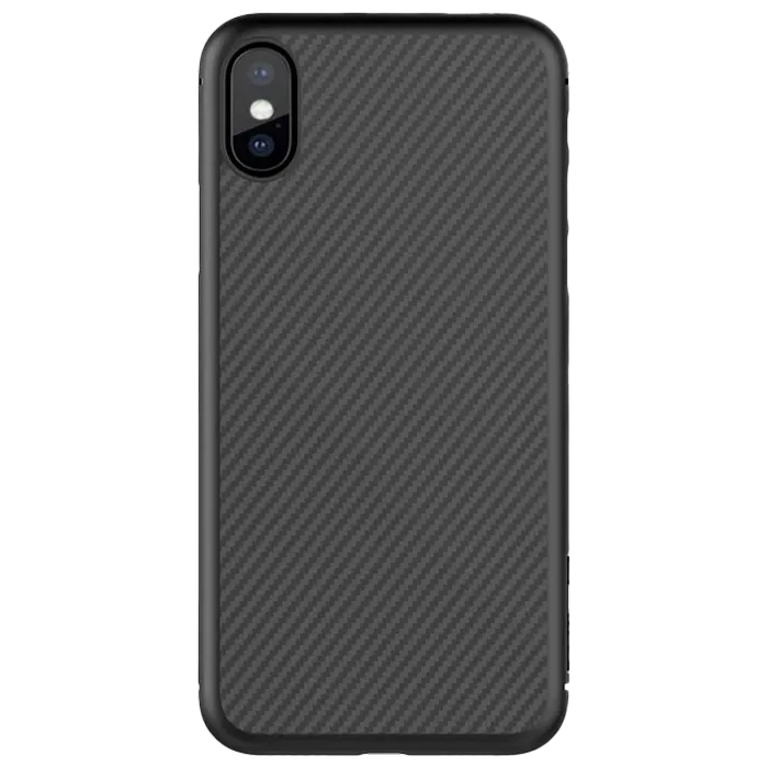 Nillkin Apple iPhone Xs Max, Synthetic Fiber, Black