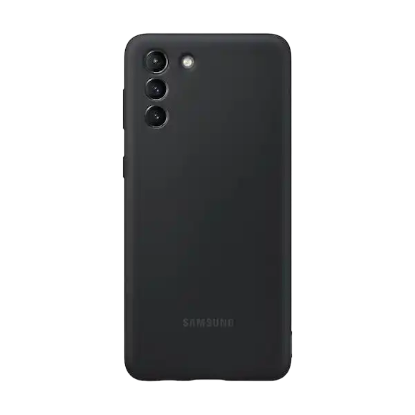 Чехол Samsung Silicone Cover for Galaxy S21+, Чёрный