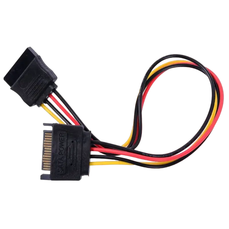 Cable SATA power extention cable, 0.3 m, Cablexpert CC-SATAMF-01