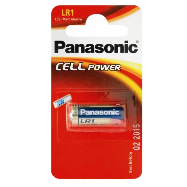 LR1 Panasonic "CELL Power" 1.5V, Alkaline, Blister*1, LR1L/1BE