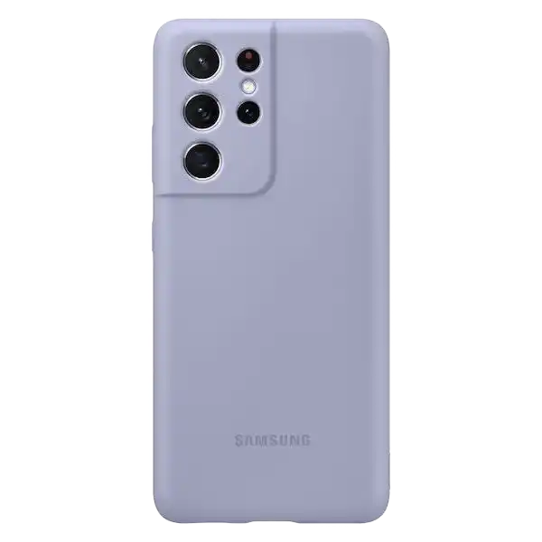 Чехол Samsung Silicone Cover for Galaxy S21 Ultra, Фиолетовый