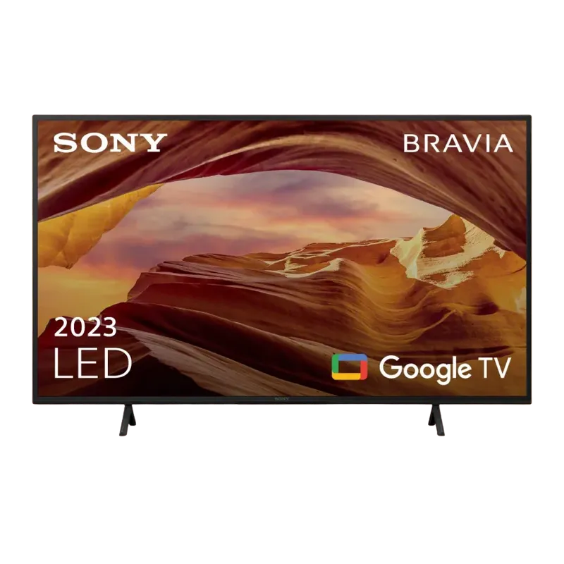 75" LED SMART TV SONY KD75X75WLPAEP, 4K HDR, 3840x2160, Google TV, Black