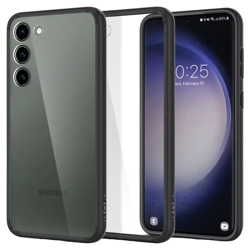 Чехол Spigen Samsung S23+, Ultra Hybrid, Матовый Черный