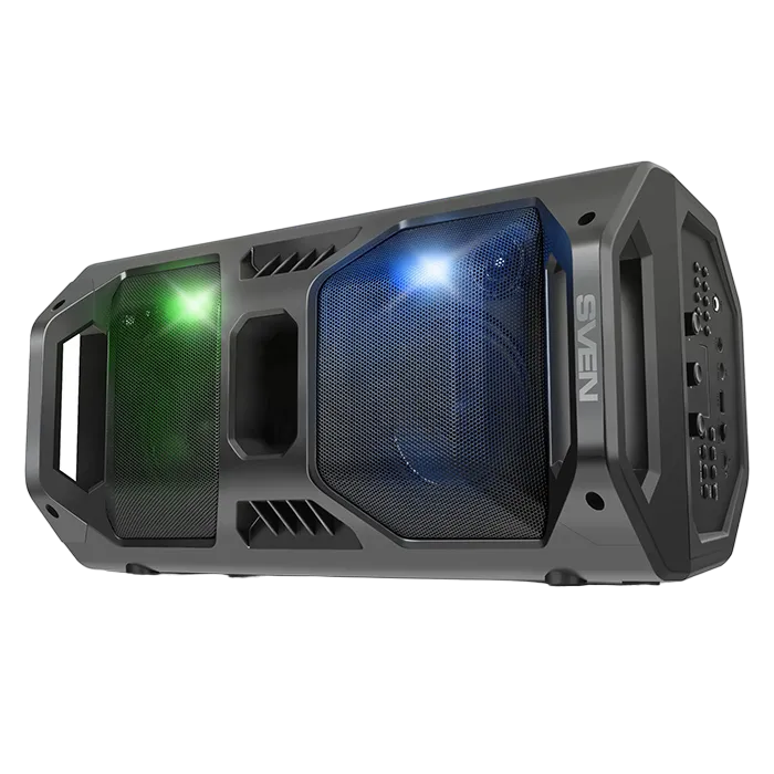 Speakers SVEN "PS-600" 50w, Black, Bluetooth, microSD, FM, AUX, USB, LED, power:8000mA, USB, DC5V