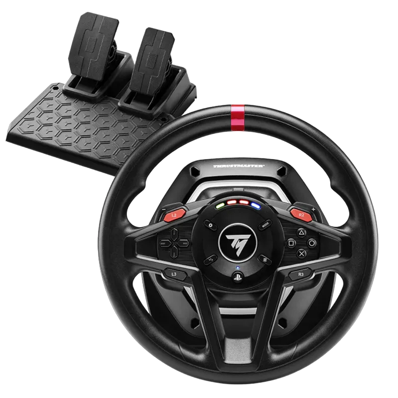 Wheel Thrustmaster T128 for Playstation, 900 degree, Force Feedback, Magnetic paddle shifters,  4-co