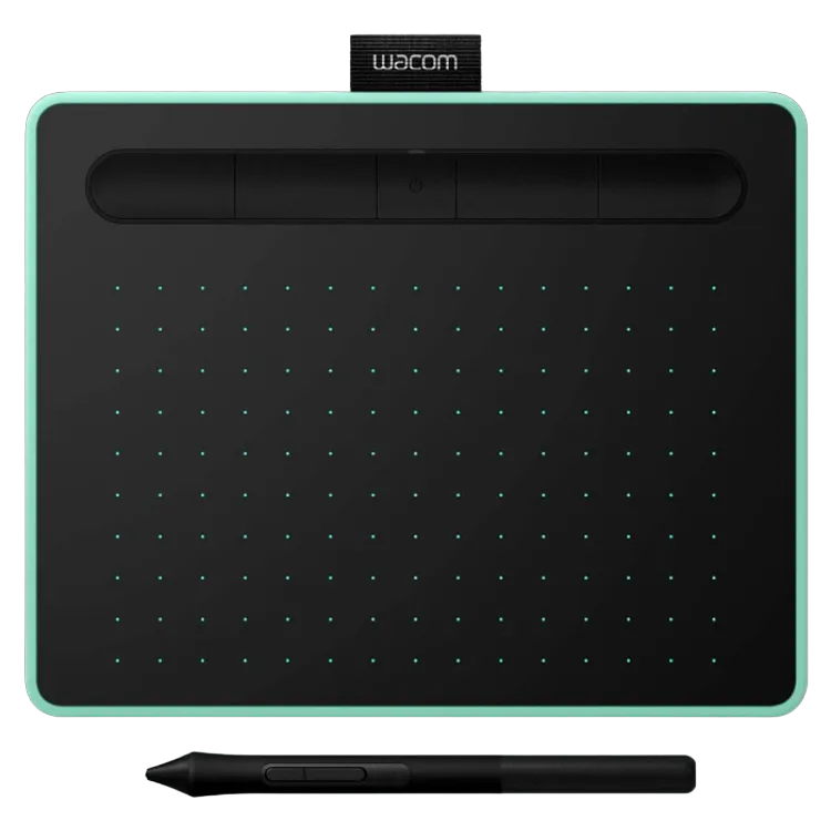Cumpara  Tablete grafice - Графический планшет Wacom Intuos M, Зелёный..