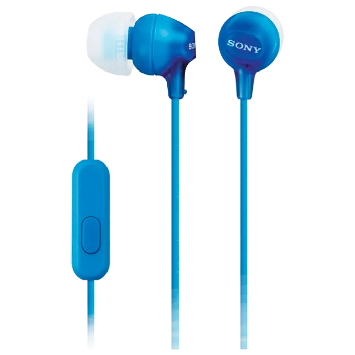 Наушники SONY MDR-EX15AP, Синий..