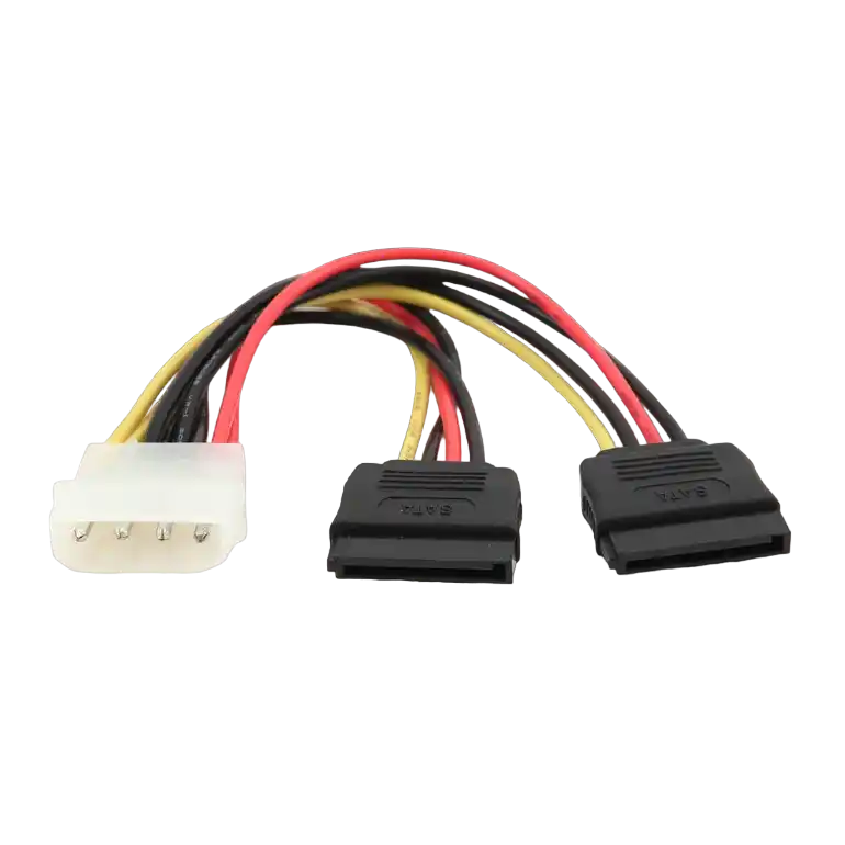 Купить  Внутренние Компьютерные Кабели - Кабель Cablexpert CC-SATA-PSY-0.3M, Разноцвет..