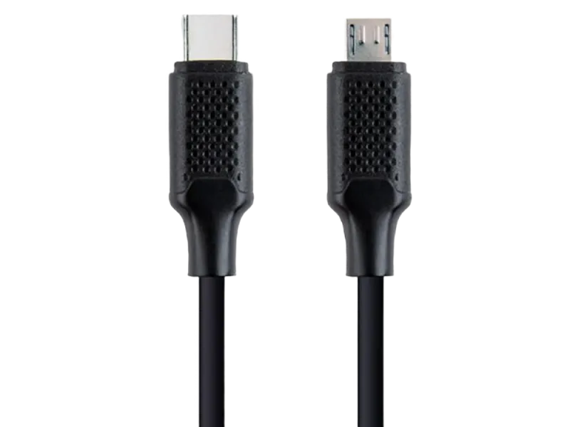 Blister Type-C/MicroUSB,  1.5 m, Cablexpert, Black