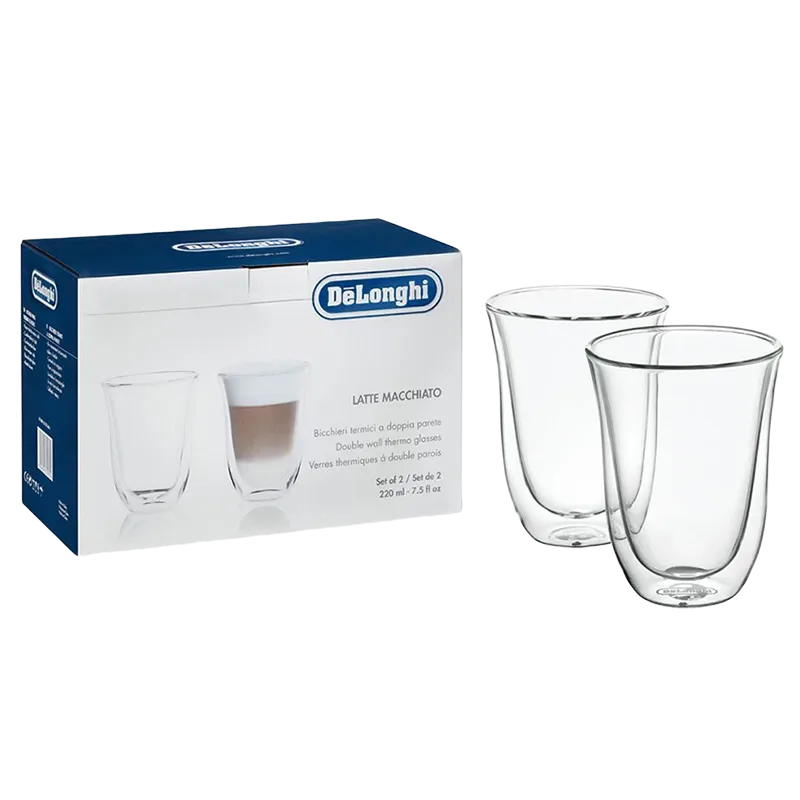 Cumpara  Vase pentru cafea - Стаканы для капучино De'Longhi 220ml 2pcs, Пр..