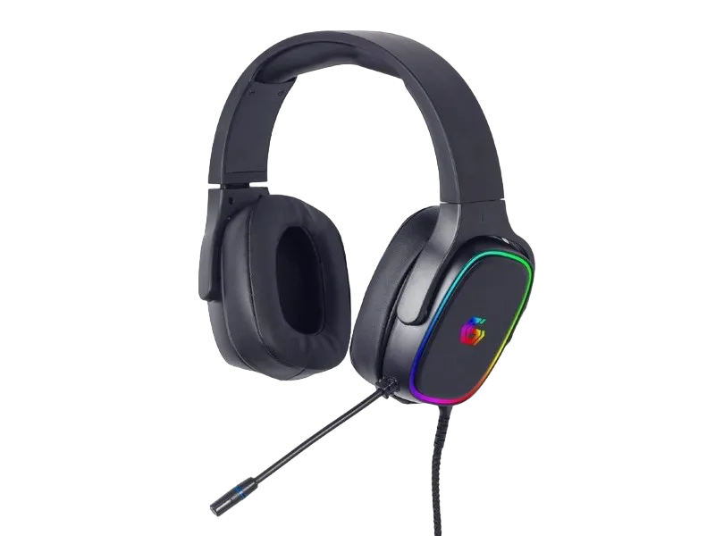 Gaming Headset GMB GHS-SANPO-S3, 50mm driver, 20-20k0Hz, 32 Ohm, 105 db,Virtual 7.1, RGB, 3.5/USB