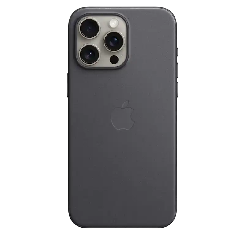 Чехол Apple iPhone 15 Pro Max FineWoven Case with MagSafe, Чёрный
