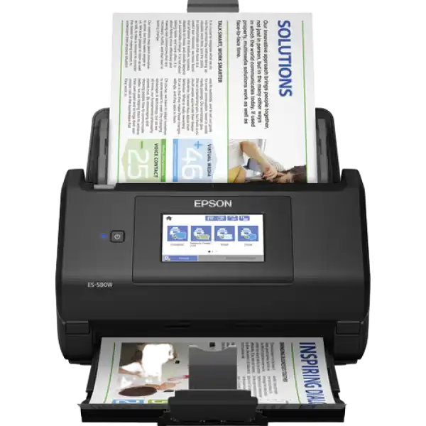 Купить  Сканеры - Потоковый Сканер Epson WorkForce ES-580W, A4,..