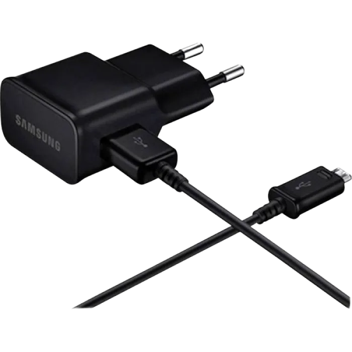 Original Travel Charger Samsung microUSB, Black