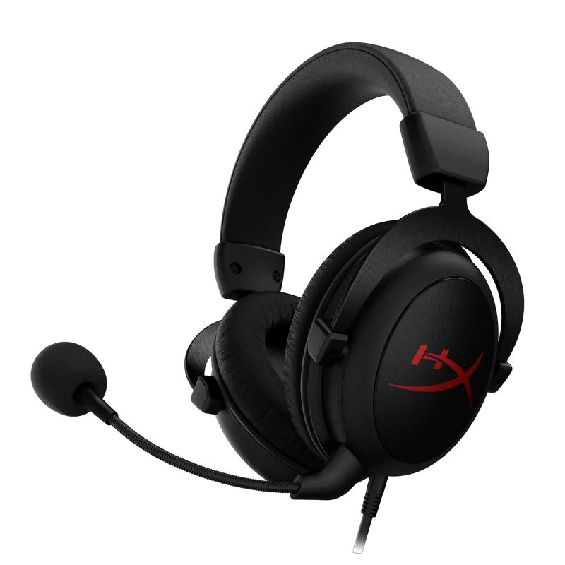 Gaming Wireless Headset HyperX Cloud II Core, 53mm driver, 10-21kHz, 60 Ohm, 100db, 282g, 80h, DTS,